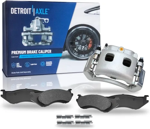 Vista 37 de Detroit Axle - Pinza de disco del lado del acompañante + pastillas de freno de cerámica de repuesto para Lexus HS250H Toyota RAV4 Prius V Scion xB