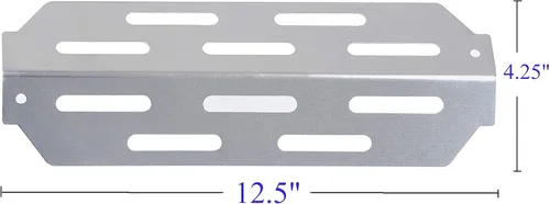 Vista 2 de GasSaf Deflectores de Calor Reemplazar para Parrillas de Gas Weber 66040, Genesis II 300 Series II E-310, II E-315, II E-330, II E-335, II S-310