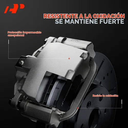 Vista 5 de A-Premium Conjunto de Pinza de Freno de Disco con Soporte Compatible con Modelos Selectos de Cadillac, Chevy y GMC - Escalade, Avalanche, Silverado