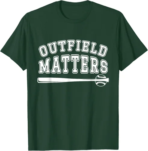 Vista 36 de Playing Baseball Outfield Matters - Camiseta Baseball Outfields Funny, Rojo