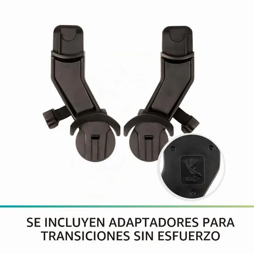 Vista 4 de Evenflo Pivot Xplore - Cochecito para cochecito segundo asiento, color gris aventurero