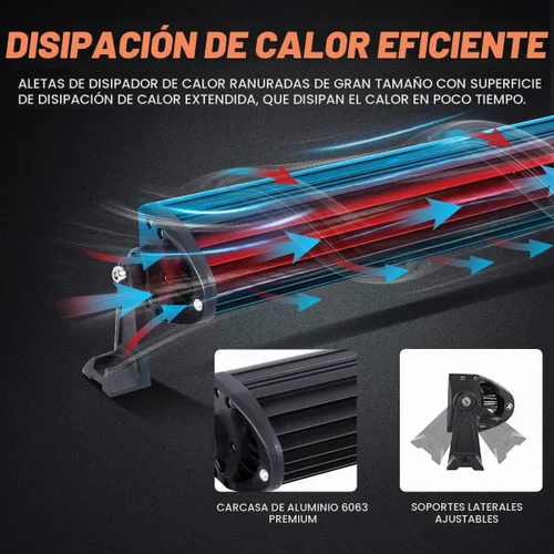 Vista 7 de Combo de barra de luz LED Auxbeam y LED PHILIPS para vehículos Pickup SUV ATV Ford F150