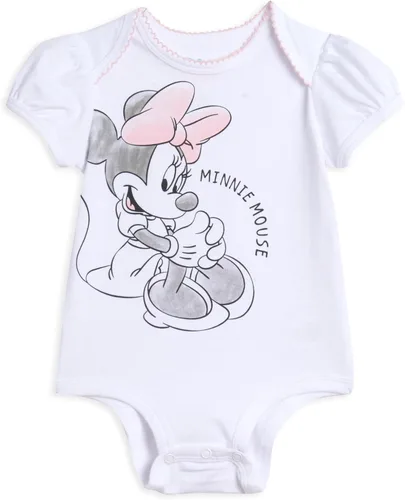 Vista 2 de Disney Body unisex de algodón elástico orgánico de manga corta para bebé (paquete de 3)
