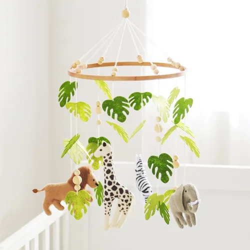 Vista 9 de let's make Brazo móvil para cuna de bebé, soporte de madera para cuna de bebé, altura ajustable para colgar cuna de bebé, accesorio para decoración