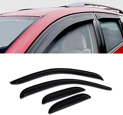 Vista 2 de Viseras de ventana de protección solar y lluvia 07-13 para Chevy/GMC Silverado Sierra EXT CAB