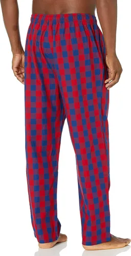 Vista 2 de Nautica mens Soft Woven 100% Cotton Elastic Waistband Sleep Pajama Pant