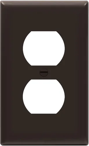 Vista 41 de ENERLITES Placa de pared dúplex para tomacorriente para receptáculos, cubierta de toma de corriente eléctrica jumbo, acabado brillante, de gran Negro
