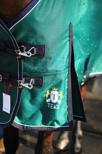 Vista 4 de T TEKE Mantas de participación de caballos Deluxe, 1200D impermeables y transpirables para el cuidado de caballos con relleno de 200 gramos