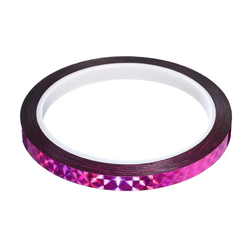 Vista 21 de YOKIVE Cinta de prisma, cintas decorativas holográficas reflectantes autoadhesivas, ideal para proyectos de manualidades, arte de bricolaje, hogar