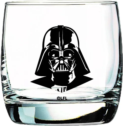 Vista 2 de Star Wars Darth Vader - Juego de 2 vasos de cóctel coleccionables de regalo, capacidad de 10 onzas, diseño clásico, base pesada