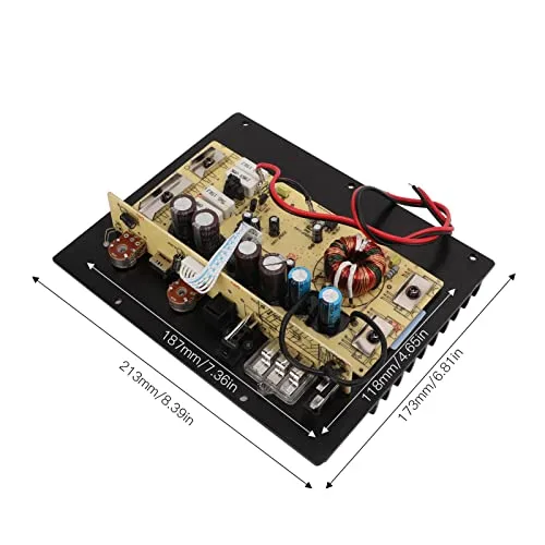 Vista 2 de Negro 12 V Amplificador de Coche 1000 W Audio Subwoofer Amplificador de Potencia Multi para Automóvil