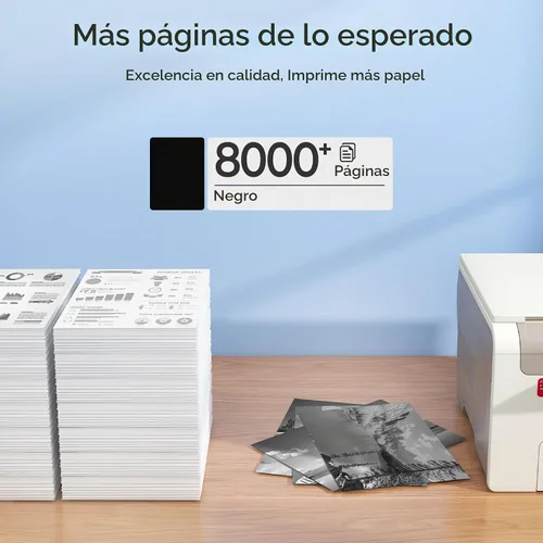 Vista 3 de Botellas de repuesto de tinta negra para recarga de tinta ET-2800 ET-4800 Negro