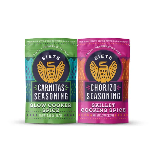 Vista 17 de Siete Condimento - Carnitas Paleo, sin conservantes, aprobado por Whole 30 (paquete de 1)
