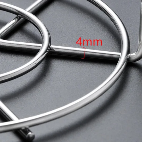 Vista 2 de Round Stainless Steel Steaming Rack, Multipurpose Cooking Trivet Stand, Removable Legs, Steamer Tray Insert for Pressure Cooker Stock Pot Oven Air