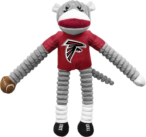 Vista 13 de Littlearth NFL Sock Monkey Pet Toy, Team Color, One