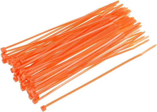 Vista 8 de uxcell Bridas para cables de nailon con cierre automático de 4 pulgadas, color azul cielo, 100