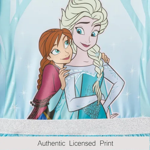 Vista 4 de Disney Frozen, Minnie Mouse, vestido de manga larga para niñas pequeñas y grandes