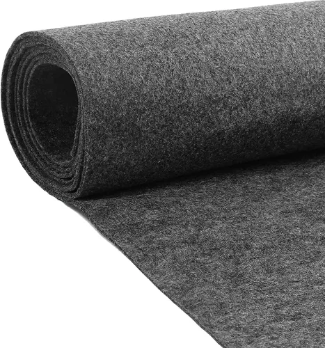 Vista 9 de MODIGT Alfombra de fieltro de alta calidad de 40 x 70 pulgadas para RV, barco, camión, caja de altavoces, revestimiento de puerta, escritorio (negro)