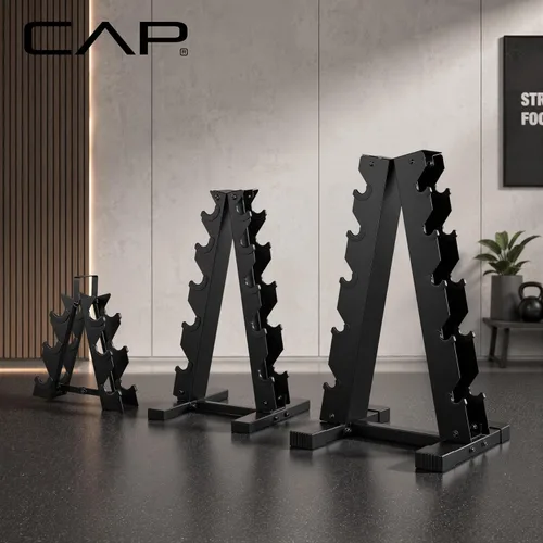 Vista 9 de CAP A-Frame Dumbbell Weight Rack
