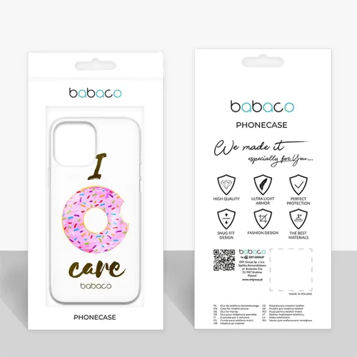 Vista 2 de BABACO ERT Group - Funda de teléfono móvil para Xiaomi REDMI Note 9 original y con licencia oficial, patrón Donut 001 adaptado de forma óptima a