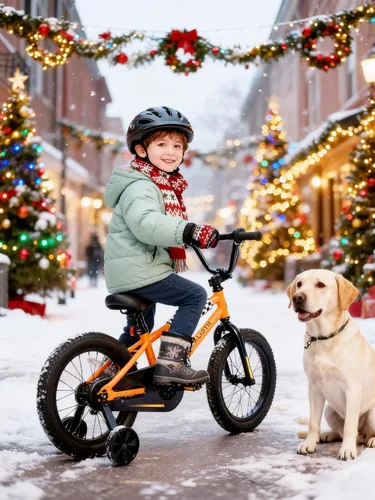 Vista 2 de vollsch BMX Style 12, 14, 16 pulgadas, ruedas de entrenamiento para niños, bicicleta de 20 pulgadas con soporte para niños y niñas de 2 a 14 años
