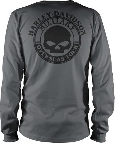 Vista 2 de Harley-Davidson Military I Exclusive Overseas Tour I Camiseta de manga larga para hombre I Big V-Twin