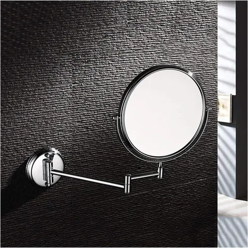 Vista 2 de Wall-Mounted Makeup Mirror Wall Mount 8 Inches Vanity Makeup Mirror 3X Magnified Polished Chrome Finish 360 Degree Swivel