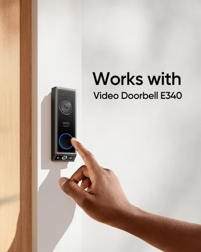 Vista 3 de eufy Security Campanilla Adicional para Timbre de Video, Campanilla Interior, Requiere Timbre de Video eufy Security E340/C30/C31, Timbre Sin