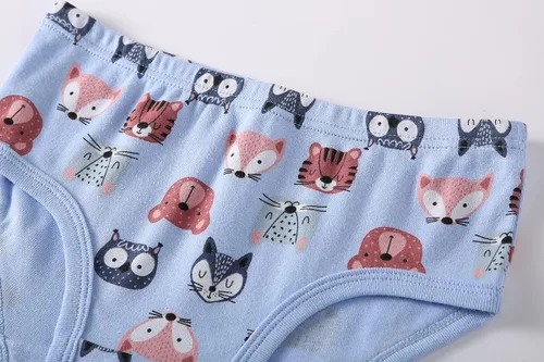 Vista 3 de Barara King Ropa interior para niñas pequeñas, ropa interior de algodón surtida