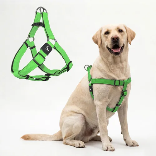 Vista 10 de Kruz - Arnés para perro sin tirones (pecho de 21 a 30 pulgadas, peso de 22 a 53 libras), arnés resistente para razas medianas, ajuste ultra cómodo