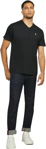 Vista 2 de Psycho Bunny Camiseta de manga corta con cuello en V para hombre