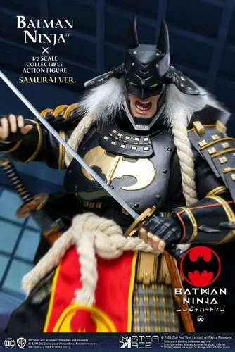 Vista 6 de Star Ace Toys Batman Ninja: Samurai 2.0 (versión de lujo con caballo) figura de acción coleccionable a escala 1:6, multicolor
