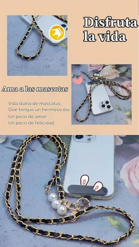 Vista 3 de Cioatu Phone Lanyard Universal Crossbody Neck Strap with 2 Tether Tab, 1 Wrist Strap