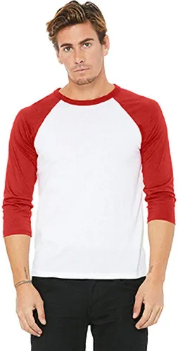Vista 5 de Bella + Canvas - Camiseta de béisbol de manga 34 (3200Y)