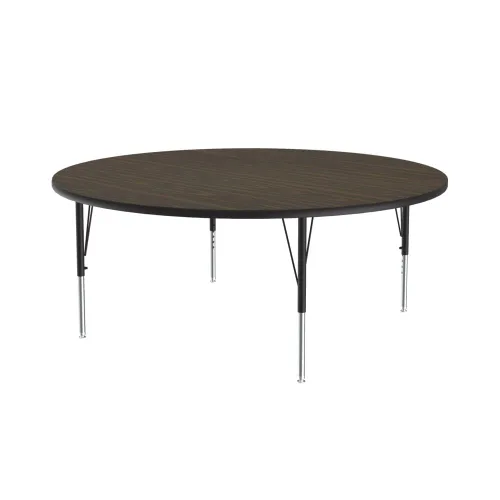 Vista 59 de Correll Mesa de Actividades Rectangular para Aula de 24"x36", Altura Ajustable (19"-29"), Granito Negro Laminado Térmico Fusionado Duradero