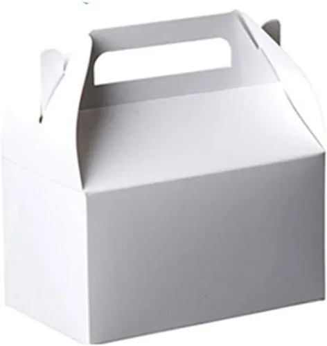 Vista 11 de Hammont Party Favors - Cajas de papel para golosinas (paquete de 10) contenedores de papel de color negro y cajas para golosinas, cajas de galletas