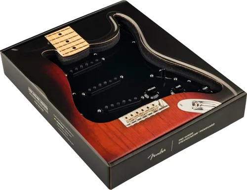 Vista 3 de Golpeador Strat precableado, Pure Vintage '59 con RWRP Midde, negro de 11 agujeros PG