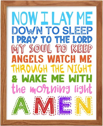 Vista 10 de Yellowbird Art & Design Arte y Decoración Religiosa para Pared - Lindos Regalos Cristianos para Dormitorio de Niños, Guardería, Niñas Pequeñas