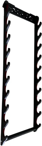 Vista 11 de Soporte para Espada Katana Montaje de Pared - Soporte para Katana de 1 Nivel Acolchado de Terciopelo Estante Samurái Estante de Exhibición de Espada