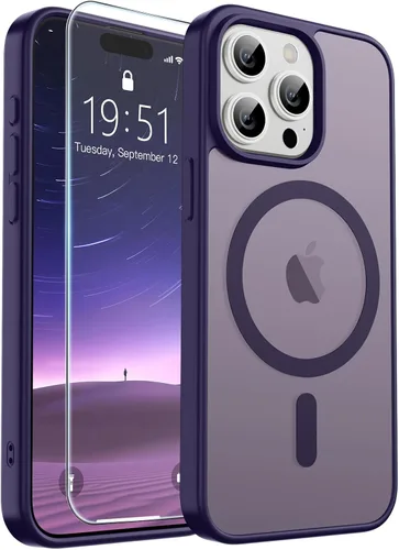 Vista 114 de SUPFINE Funda magnética para iPhone SE 2022 (3ª)/2020 (2ª), iPhone 8 (compatible con MagSafe) (protección contra caídas de grado militar), funda