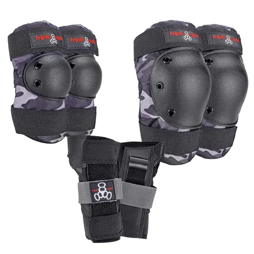 Vista 20 de Triple Eight Saver Series - Juego de almohadillas con rodilleras, coderas y muñequeras, Junior