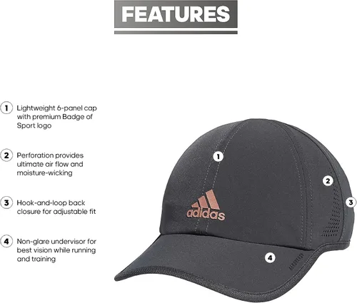 Vista 59 de Adidas Superlite - Gorra deportiva ajustable de ajuste relajado para entrenamiento