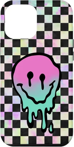 Vista 26 de Blah Drippy Pink Teal Y2K Graphic Case for iPhone 17