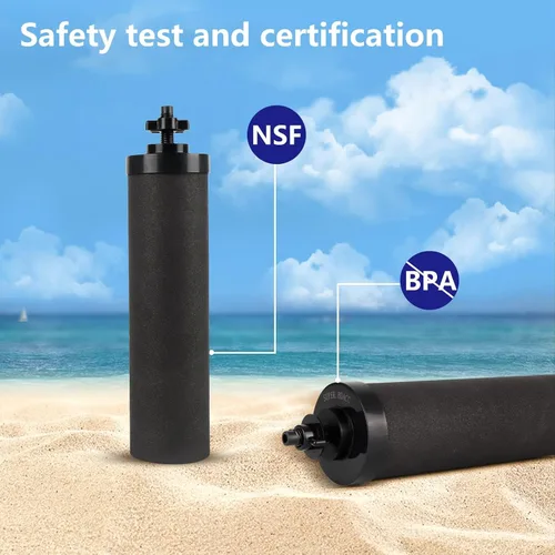 Vista 7 de Filtro de agua de repuesto con infusión de plata para sistema de filtros de bloque de carbono negro Berkey® BB9-2®, compatible con elementos