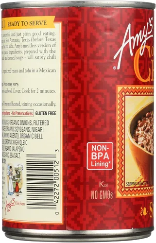 Vista 6 de Amy's, Chili Spicy Organic, 14.7 onzas
