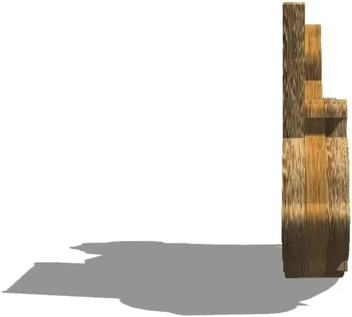 Vista 2 de USA Skagway - Imán para nevera, diseño de madera en 3D, para viajes, recuerdos coleccionables, decoración hecha a mano, 2
