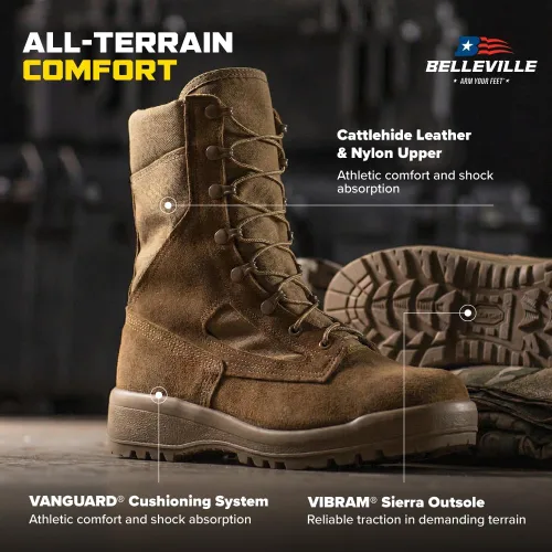 Vista 4 de Belleville - Botas de combate para hombre