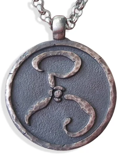 Vista 11 de Baldur Jewelry - Collar con colgante de pulpo de Lovecraft Cthulhu en plata de ley 925, símbolo amarillo, hecho a mano, amuleto de Necronomicum