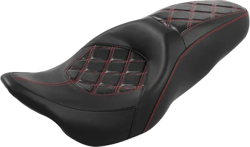 Vista 9 de TCT-MOTORPARTS Asiento de pasajero negro para Harley Touring Electra Glide 2009-2023