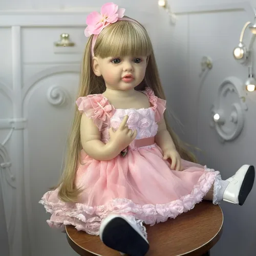 Vista 6 de iCradle Muñecas Reborn realistas de 22 pulgadas, muñeca de bebé recién